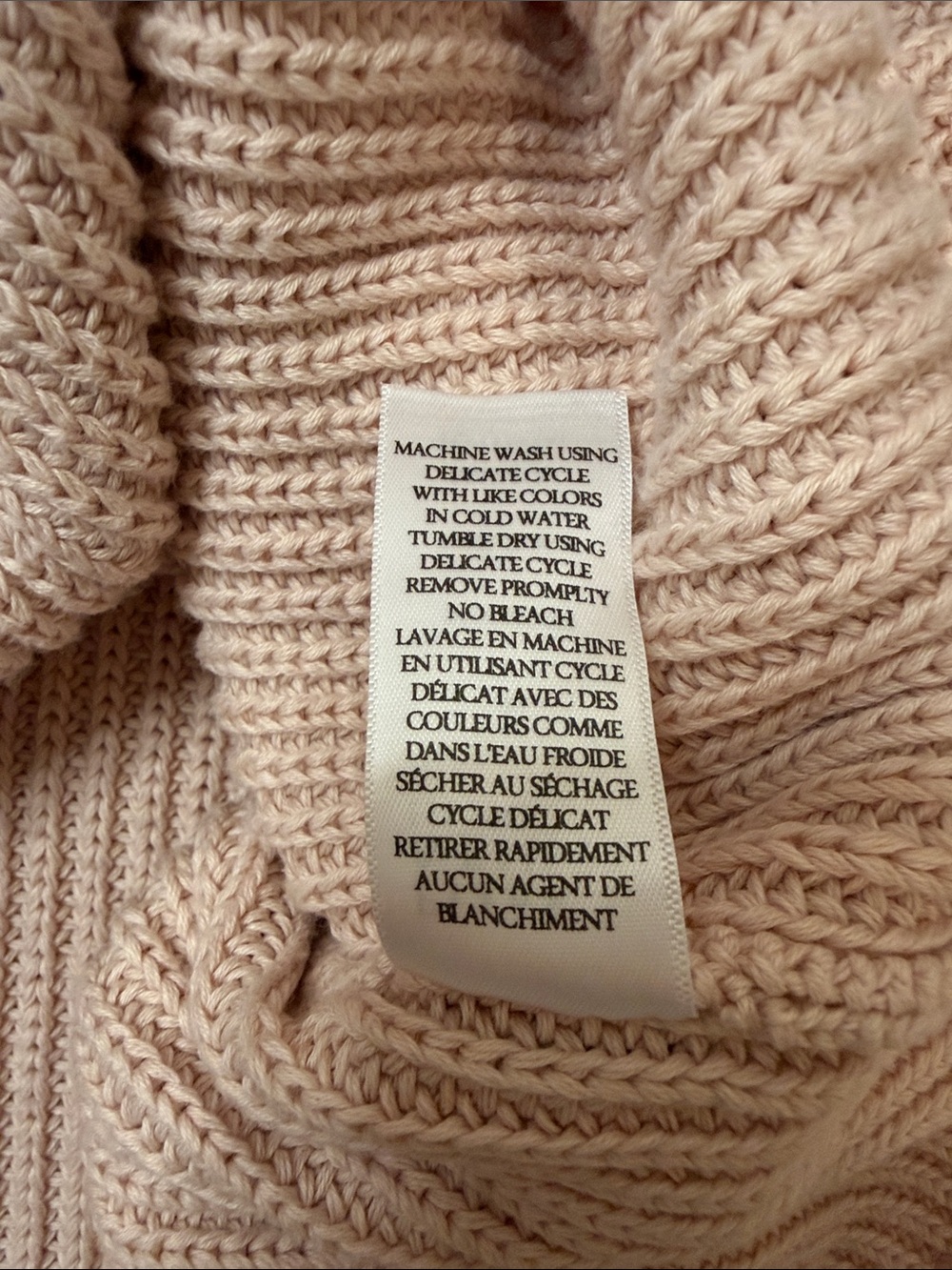 Frank & Eileen Montecito Sweater Classic Pullover - Blush Pink Neutral Cotton - Picture 10 of 13